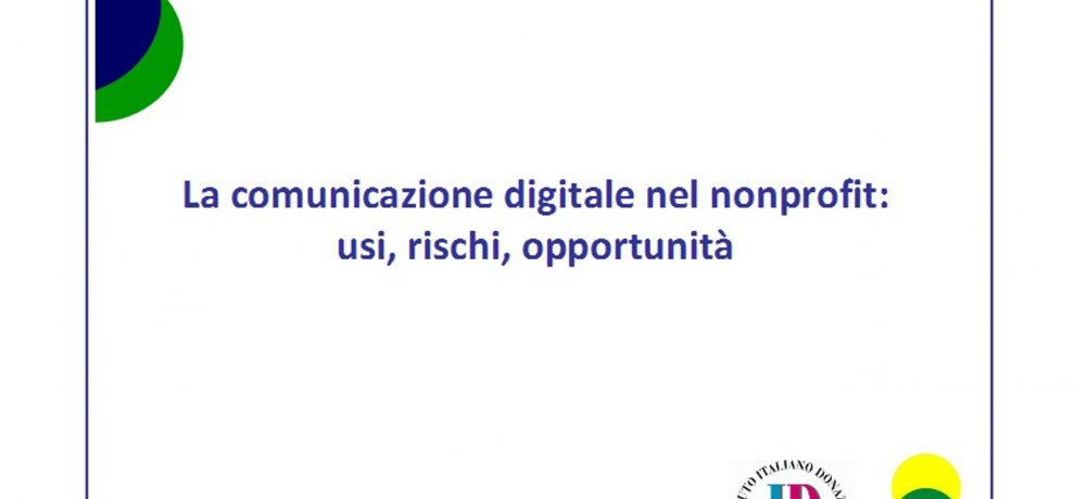 Social network: il non profit li usa per comunicare ma non per raccogliere fondi