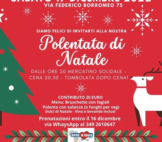 polentata di natale da diritti al cuore