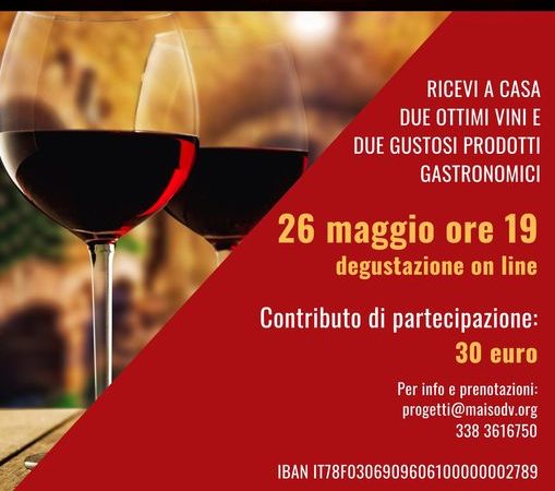 CondiVINIamo | venerdì 26 maggio alle 19.00